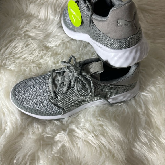 Puma Mens Size 8 Golf Shoes New Grip Fusion 191207-02Gray Spikeless Sneaker Nib - Picture 4 of 5